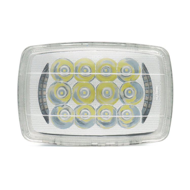 H17 square motorcycle headlight