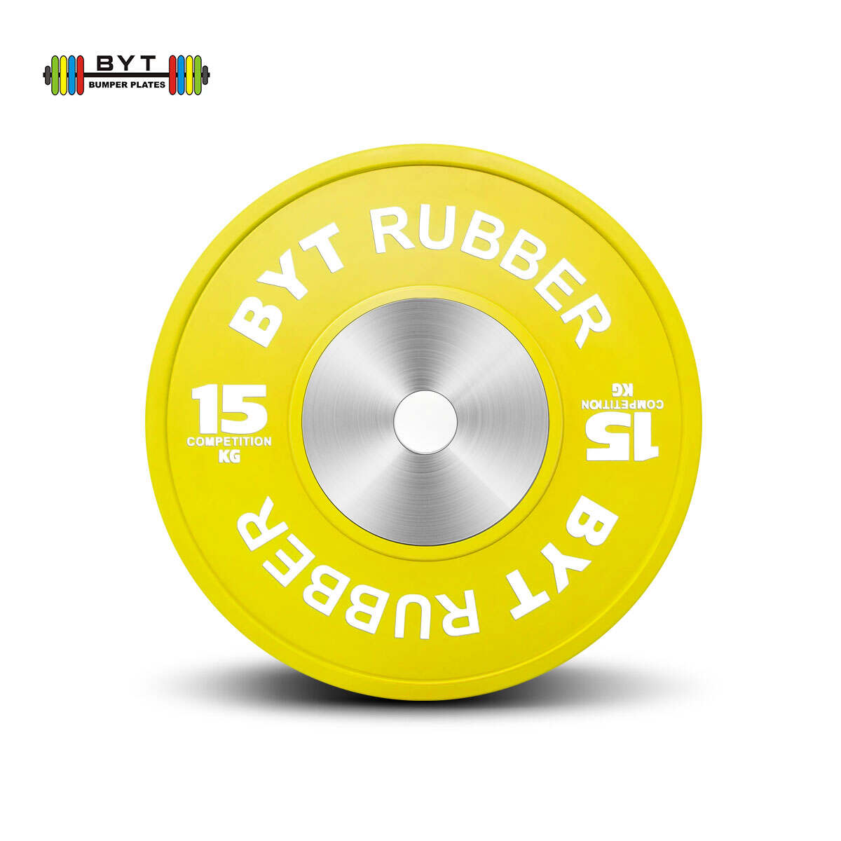 BYT coloured bumper plates strength training bumper plates lbs bumper ...