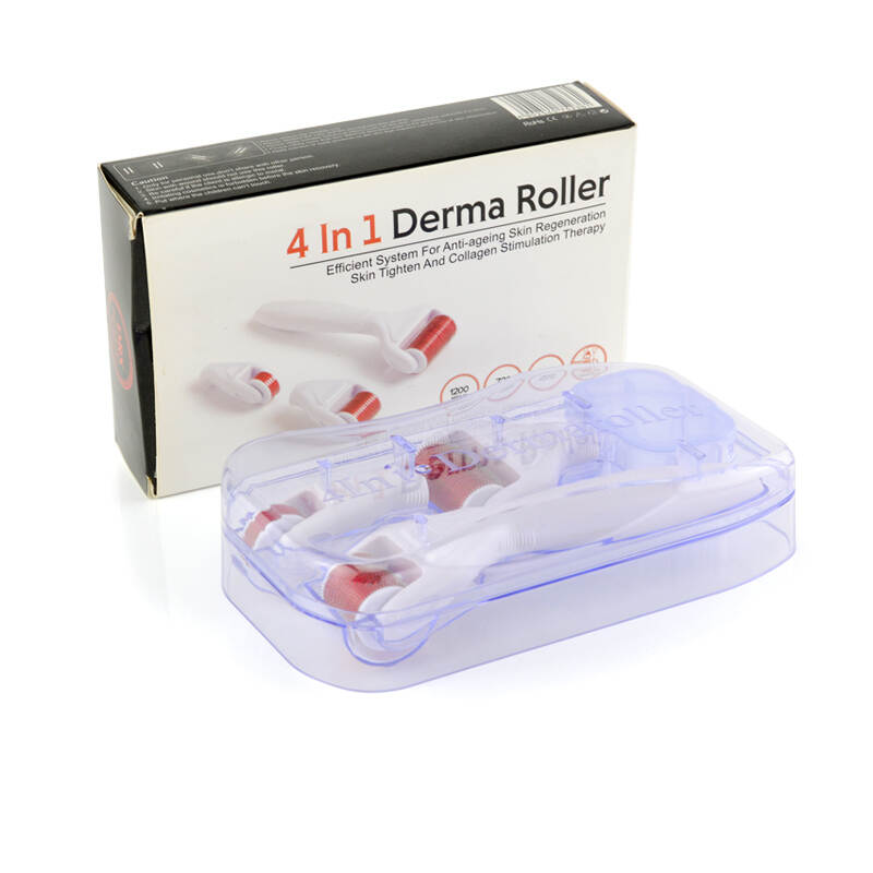 Derma Roller Skalp Růst vlasů Titan, Derma Roller se skutečnými jehlami, nejlepší mikrofotografický derma válec