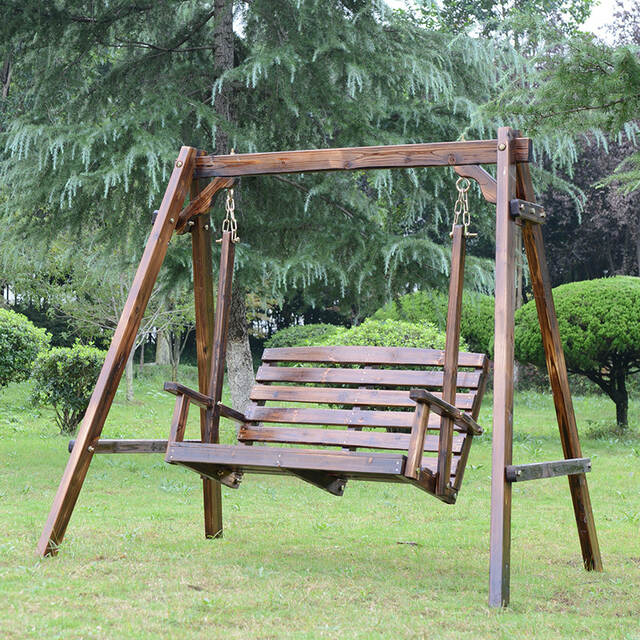 Outdoor Wooden Leisure Swing Chair