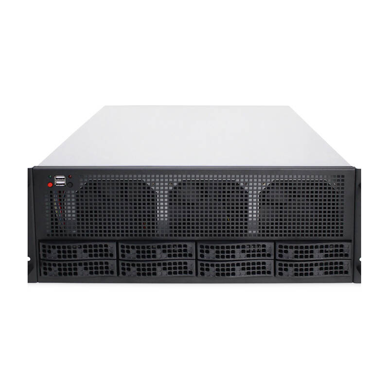 70mm Silent 6 GPU Server Case Frame Chassis With Fan Speed Controller 6 GPU Computer Server External case Server Rack
