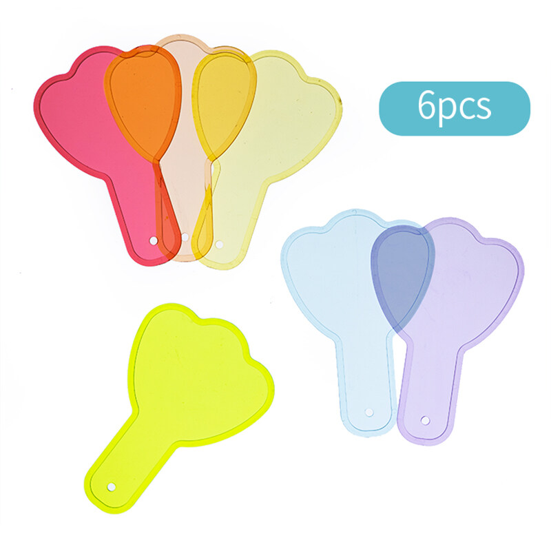 Early STEM Education Montessori Translucent  Set board Paddles Assorted Science Filter Fun  Activities Color Paddles for Kids