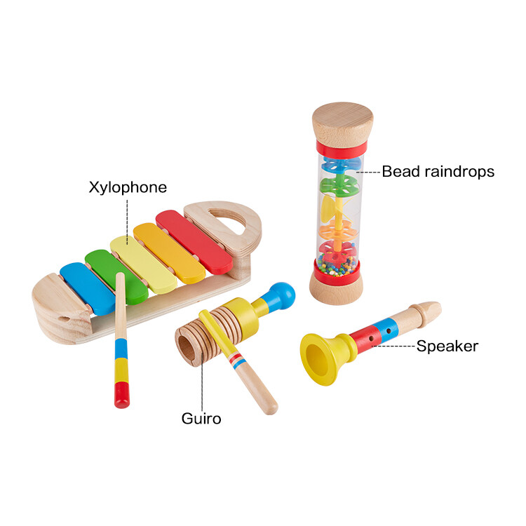 wholesale wooden toy musical instruments