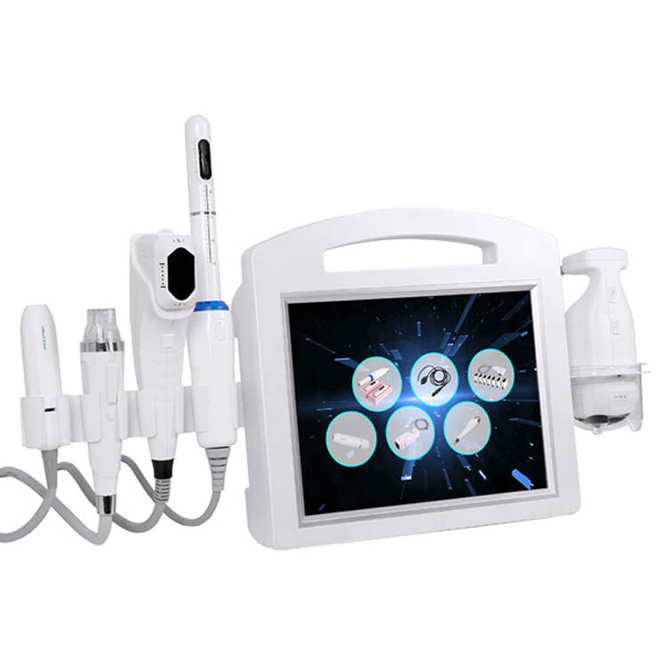 5 In 1 4D Hifu 12 Lines Vmax Skin Tightening Liposonic Body Slimming Face Lifting Vaginal Tightening RF Microneedle Machine