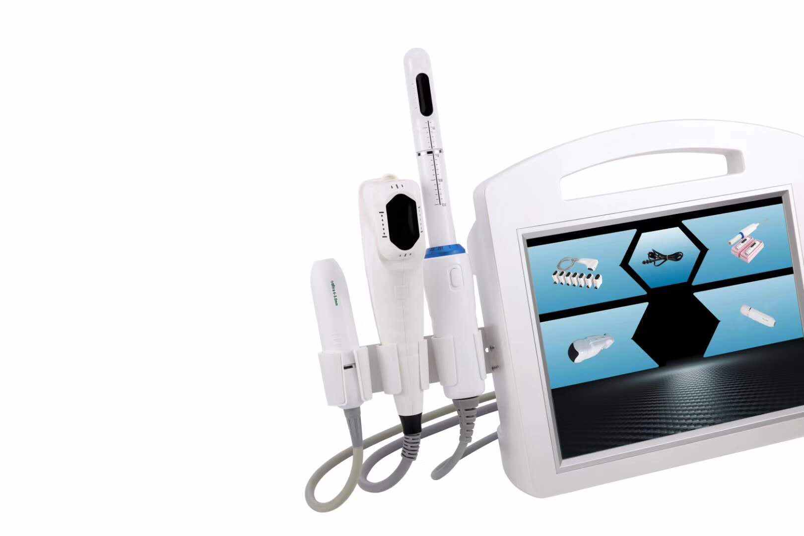 5 In 1 4D Hifu 12 Lines Vmax Skin Tightening Liposonic Body Slimming Face Lifting Vaginal Tightening RF Microneedle Machine