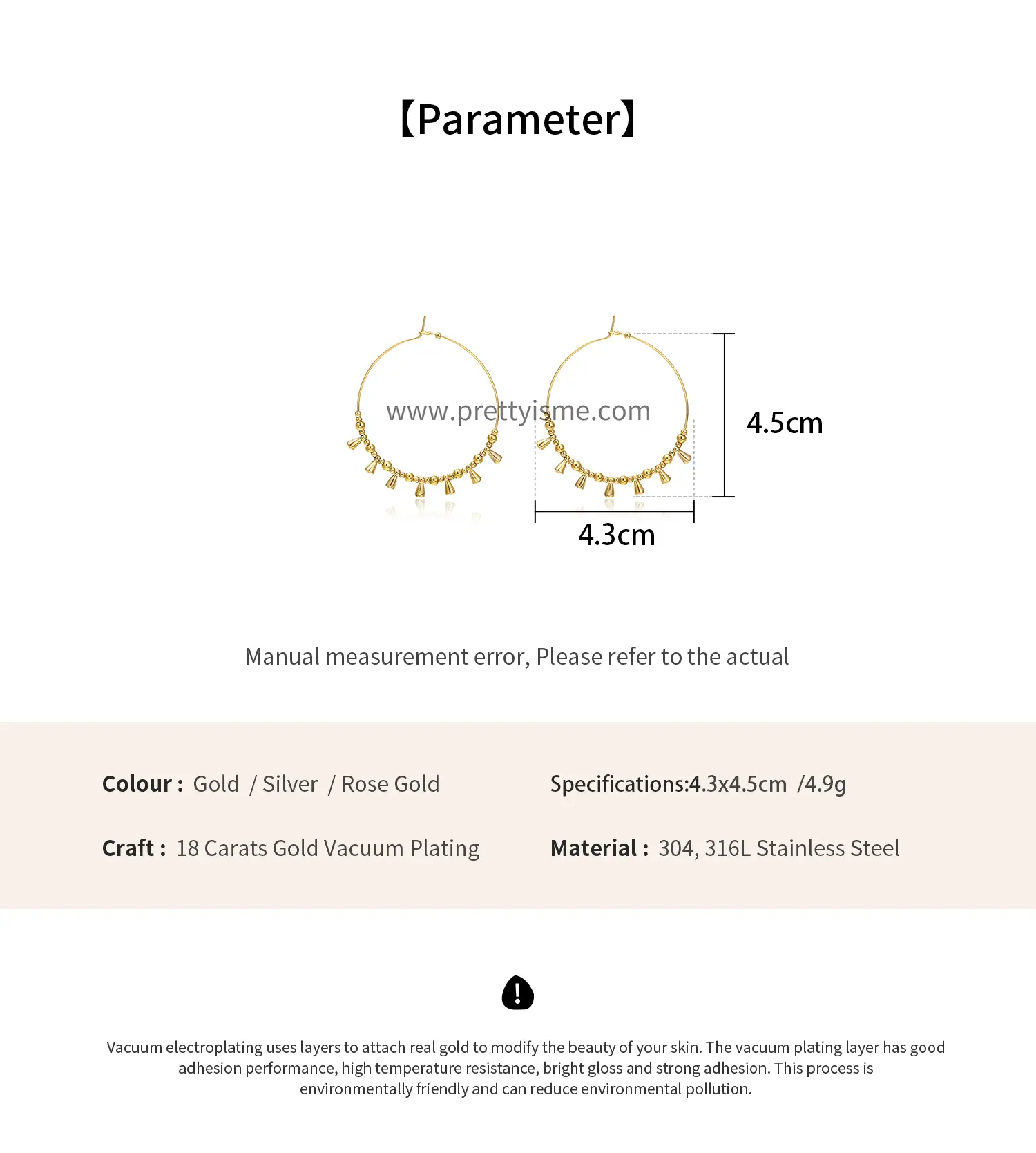 Fashion beaded earrings 18K gold plated waterproof delicate and lovely wholesale stainless steel earrings (6).webp