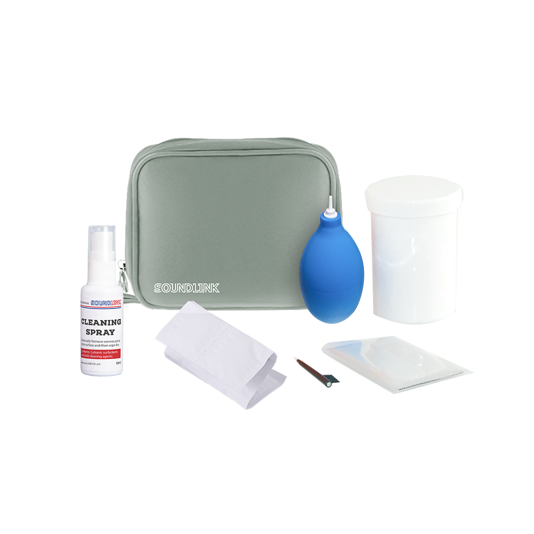Soundlink Oem Orange Grey Color Hearing Aid Accessories Drying Tool Kit Bag