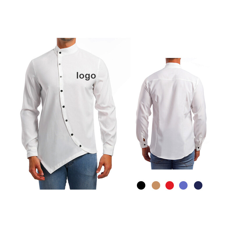 Fashion Casual Customized Uniform Plain Long Sleeve Golf Blank Long Sleeve Mens Polo Shirts