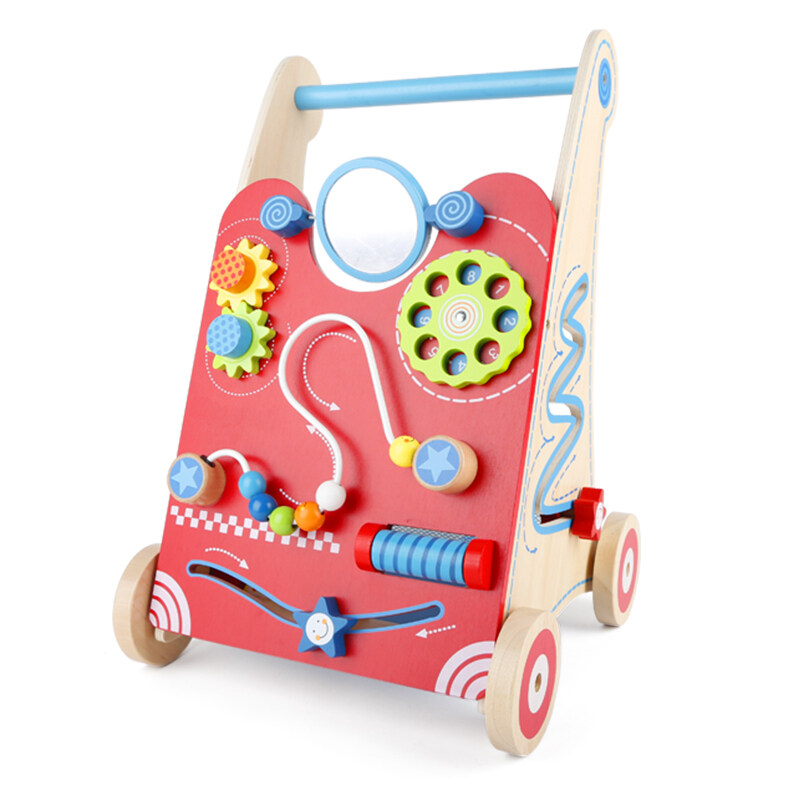 Best sale baby Multifunctional wooden walker toy Educational Wooden Toys For Children Balance Bike