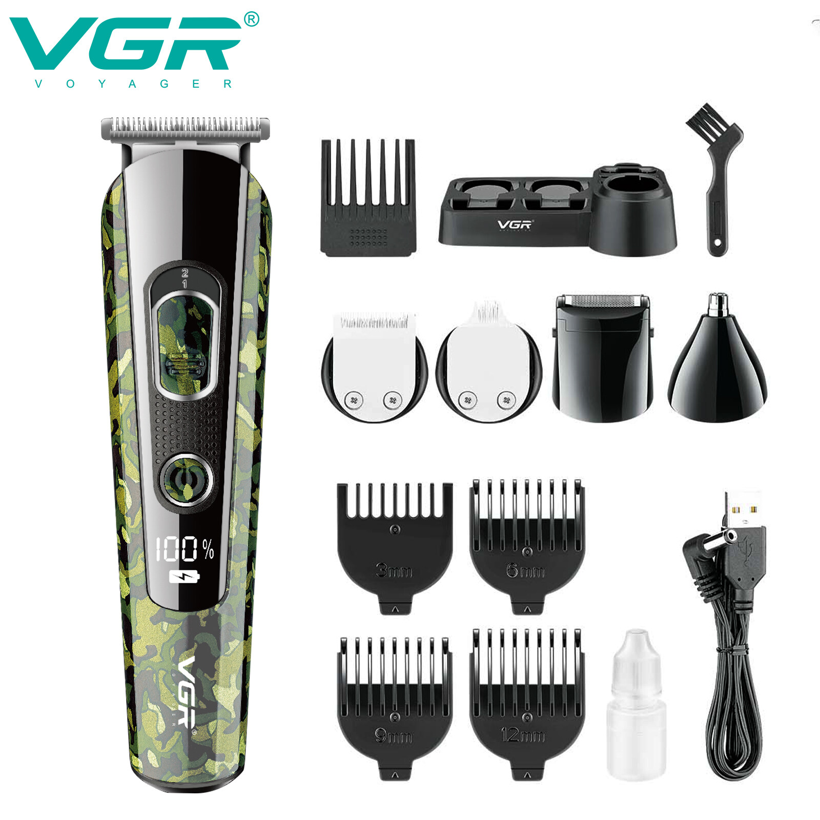 5 In 1 Grooming Kits Factory, Men'S Electric Shaver Factory, Cheap Mens Electric Shavers, China Washable Electric Shaver Factory, Electric Shaver Twin Blade Manufacturer
