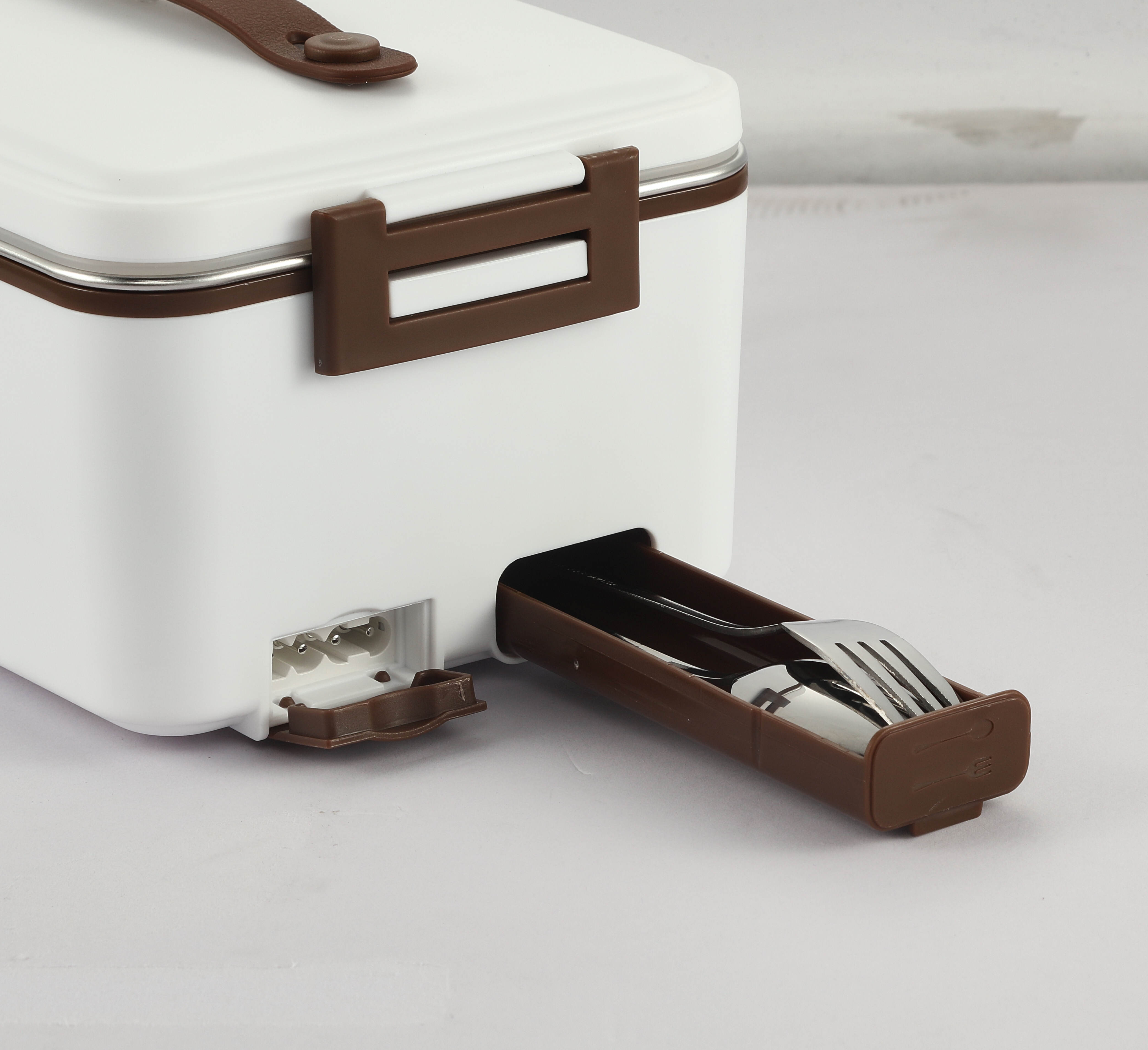 Electric Heating Lunch Box 2L big Capacity 220~240V&12V/24V 2 in 1 Portable Food Warmer Lunch Heater for Car Home Office 304 SS