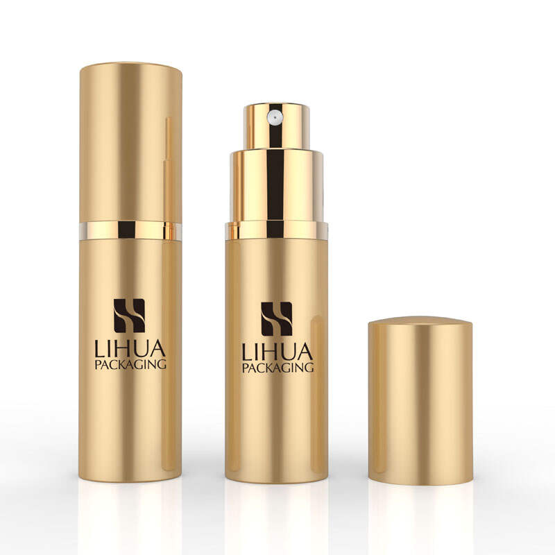 empty glass perfume bottles wholesale Refillable travel pocket mini aluminum glass spray atomizer perfume bottle 10ml | PW-002A