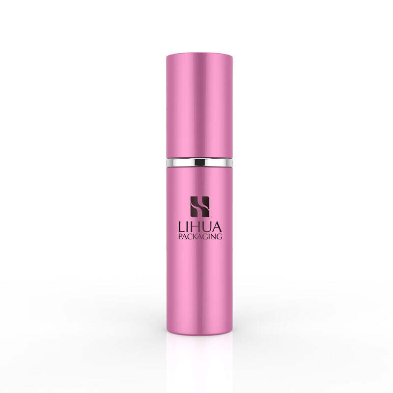 wholesale decorative perfume bottles Refillable travel pocket mini round aluminum oral spray atomizer 7ml | PW-007A