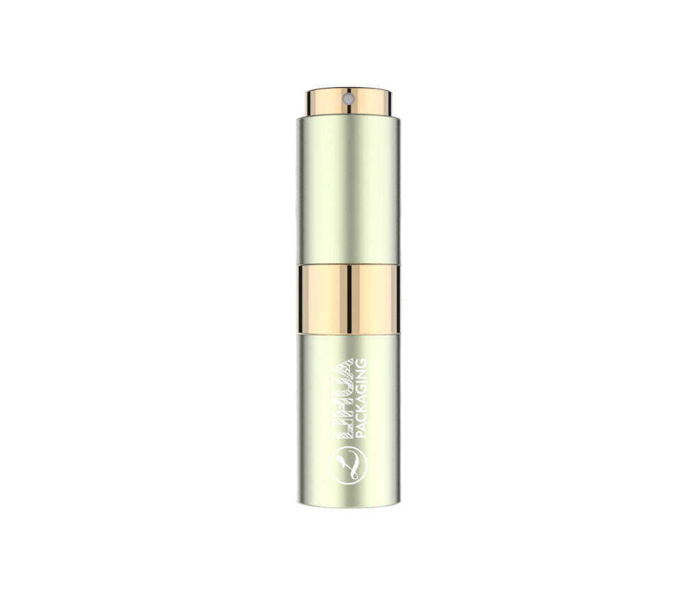 wholesale glass perfume spray bottl Custom luxury Refillable round Mini Pocket Aluminum Twist pump Spray Atomizer 15ml | PW-079A