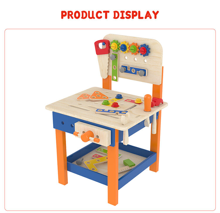 china wooden toy tool factory price, wholesale wooden toy tool