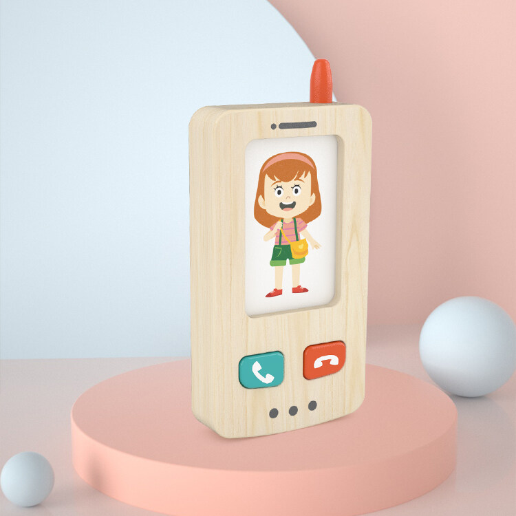 wooden toy cell phone, chinese cell phone toy