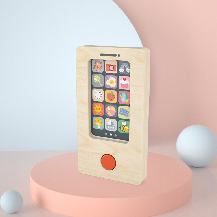 wooden toy cell phone, chinese cell phone toy