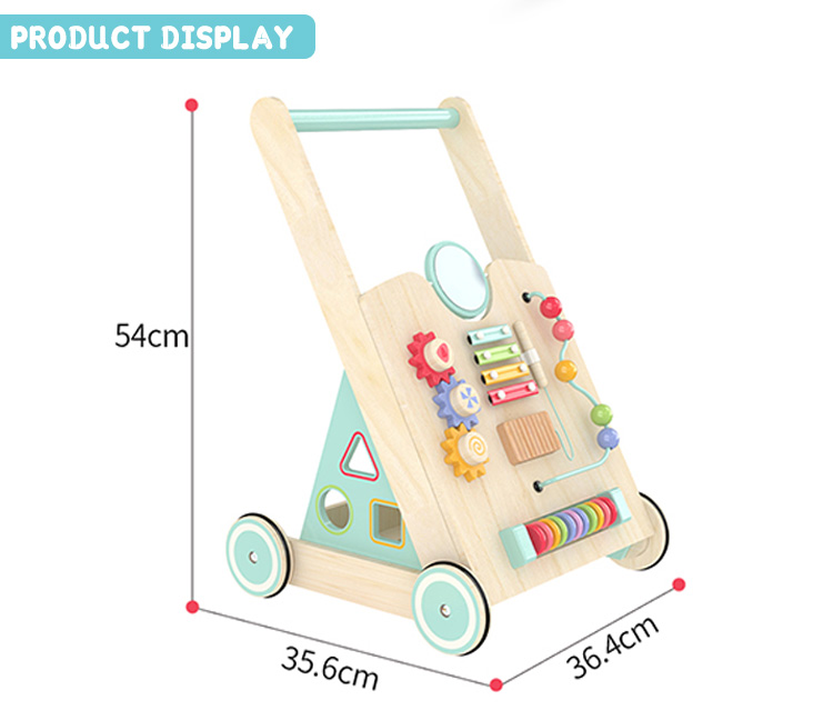 wholesale pink wooden baby walker suppliers, pink wooden baby walker manufacturer