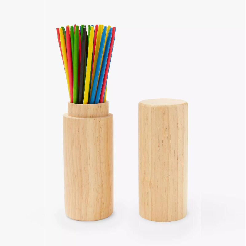 Wooden Pick Up Sticks Kids Toy DIY Handcraft Material Creative educational for christmas