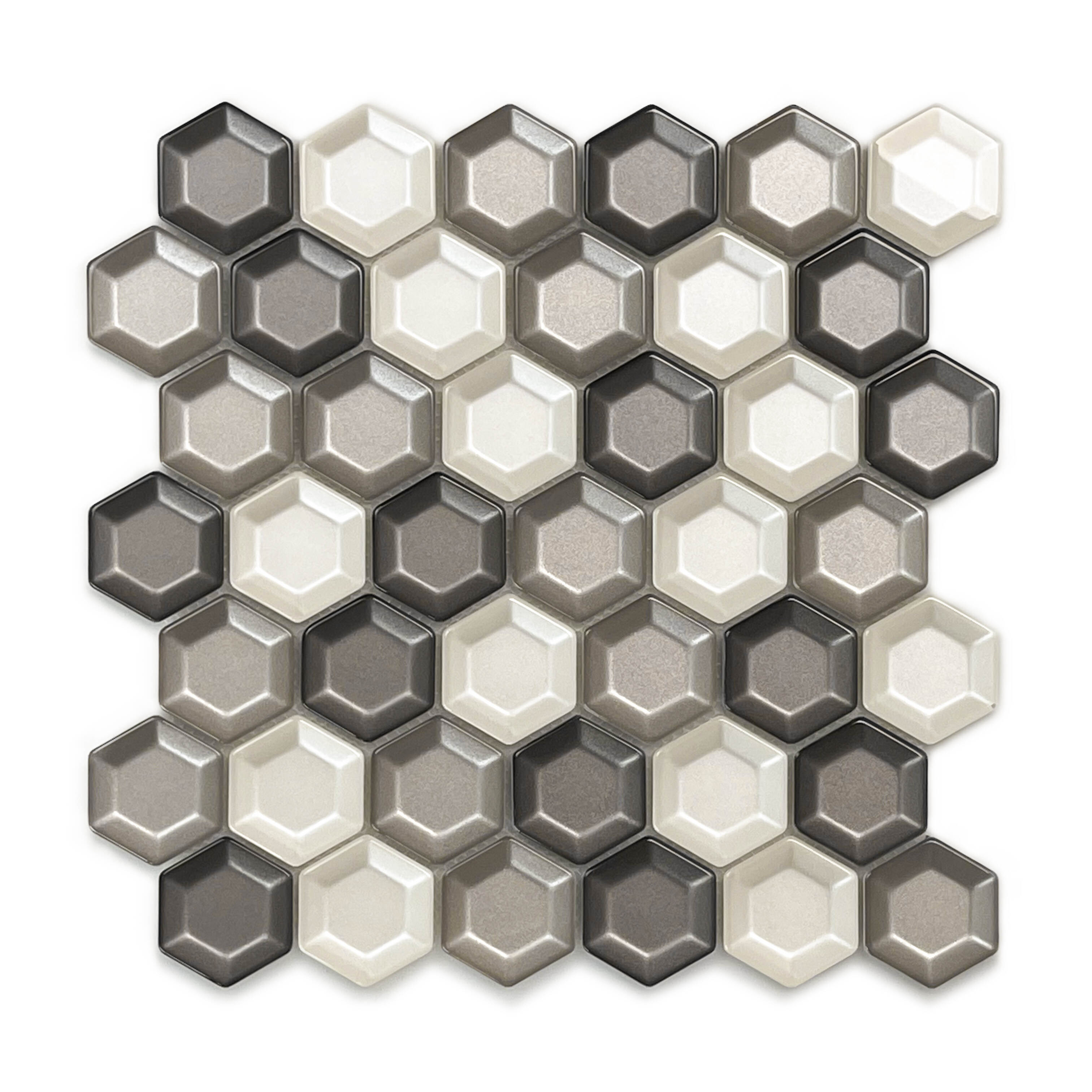 metallic random silver mix mosaic,metallic basalt limestone mix mosaic,montage copper canyon metallic mosaic