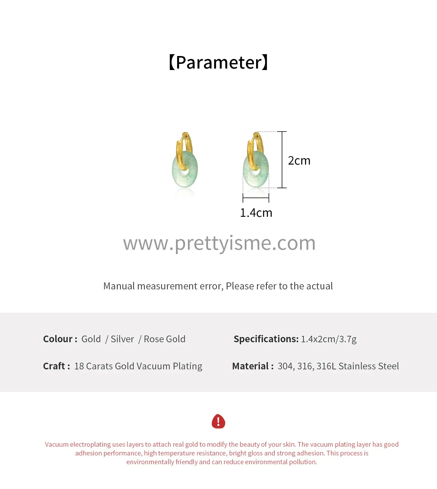 Delicate Green Stone Earrings Stainless Steel 18K Gold Plated Earrings French Style Earrings (6).webp
