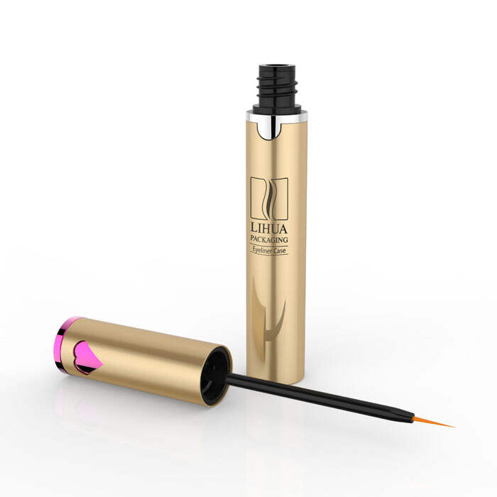 liquid eyeliner container Cosmetic packaging waterproof liquid eyeliner container tube mascara plastic with brush | EL-003A