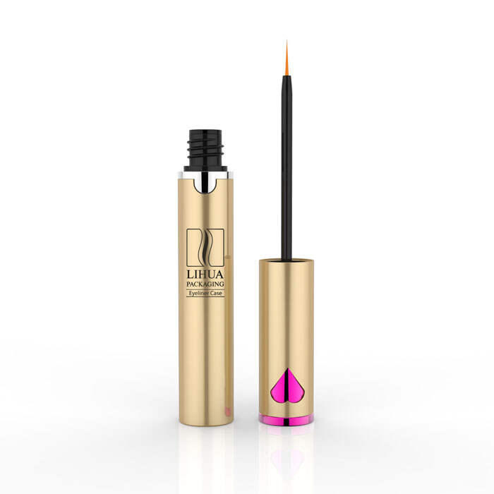 liquid eyeliner container Cosmetic packaging waterproof liquid eyeliner container tube mascara plastic with brush | EL-003A
