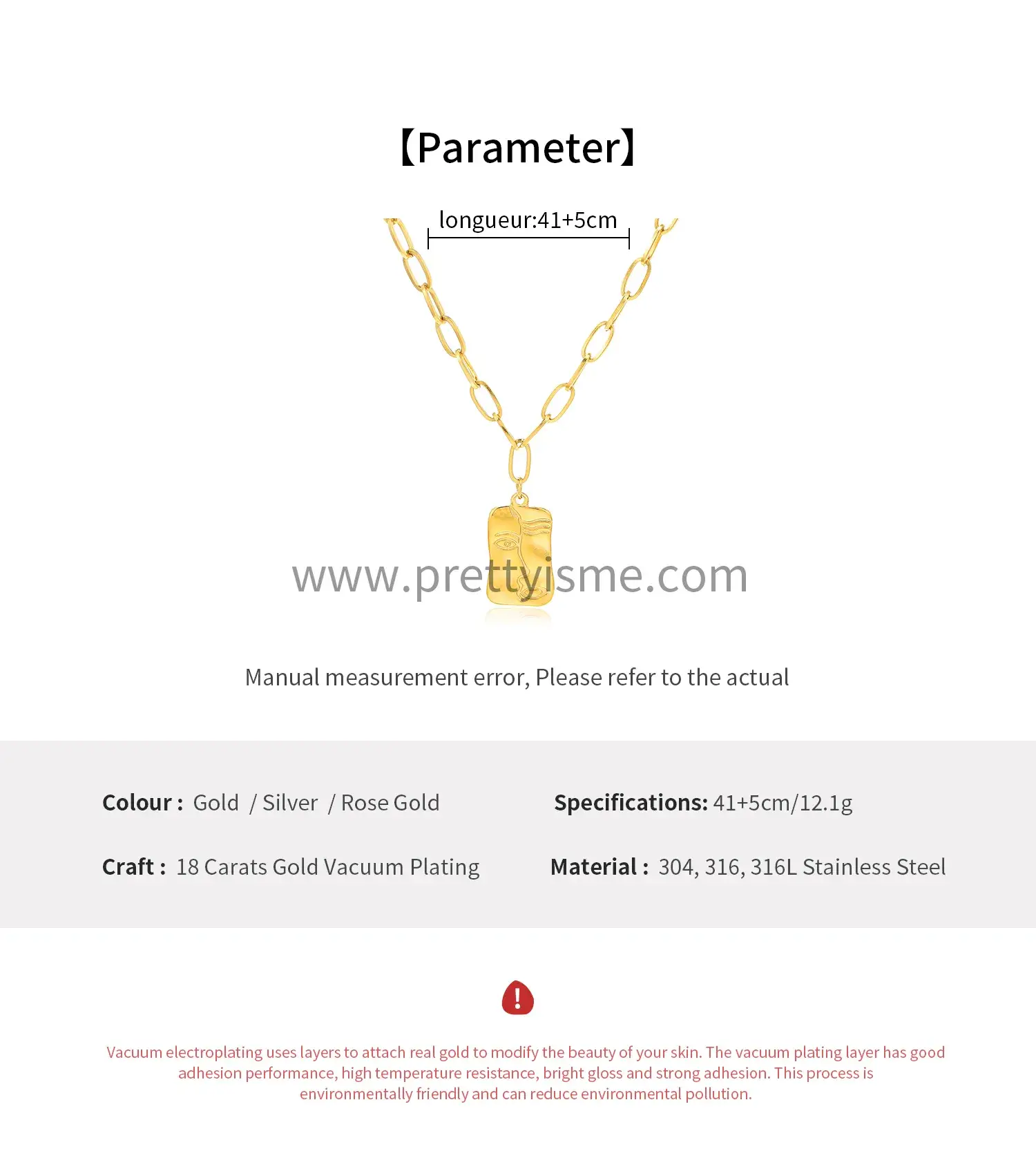 Versatile Stainless Steel Gold Plated 18K Eye Pendant Necklace Thin Chain Cute Necklace (6).webp