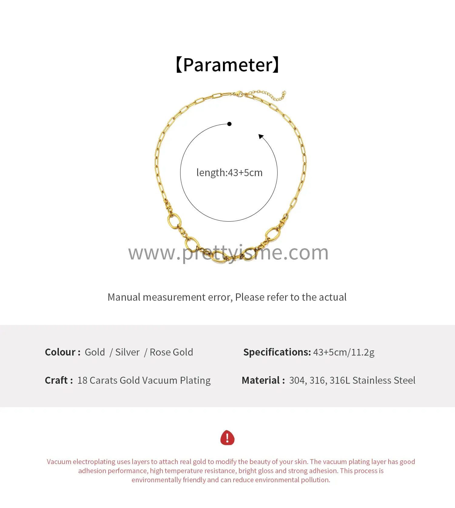 Stainless Steel Gold Plated 18K Size Ring Intersecting Long Thin Necklace Unisex Style Necklace (6).webp