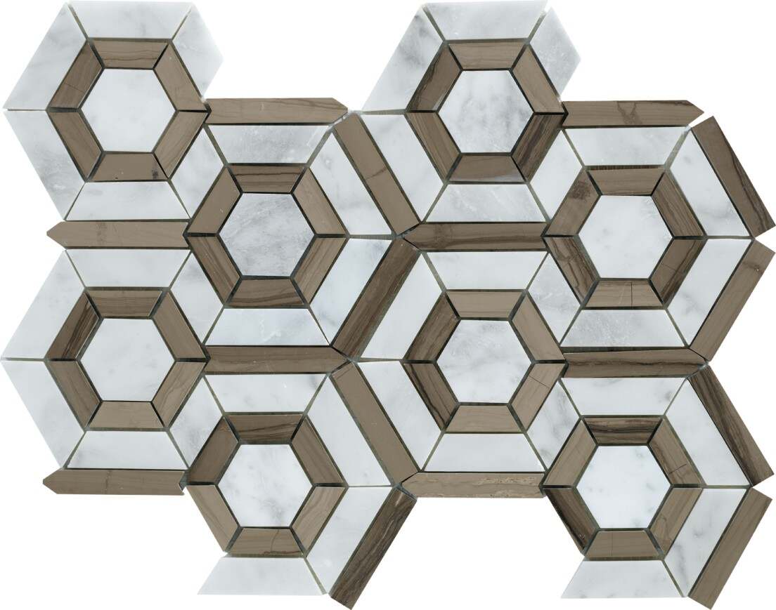 hexagonal tiles