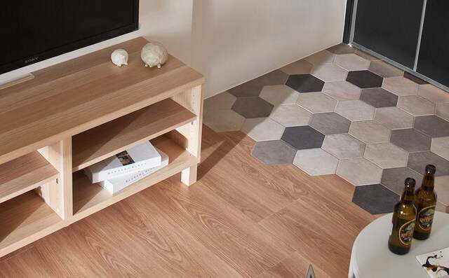 hexagonal tiles