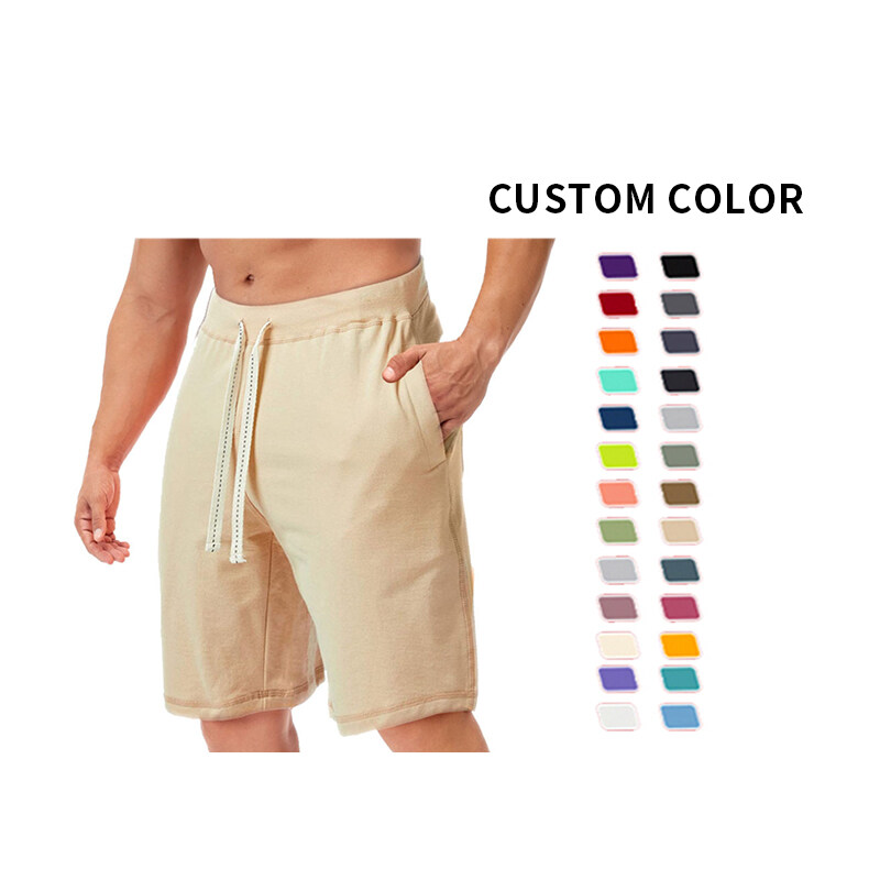 Summer Custom Mesh Fishing Casual 100% Cotton Men's Knee Length Shorts