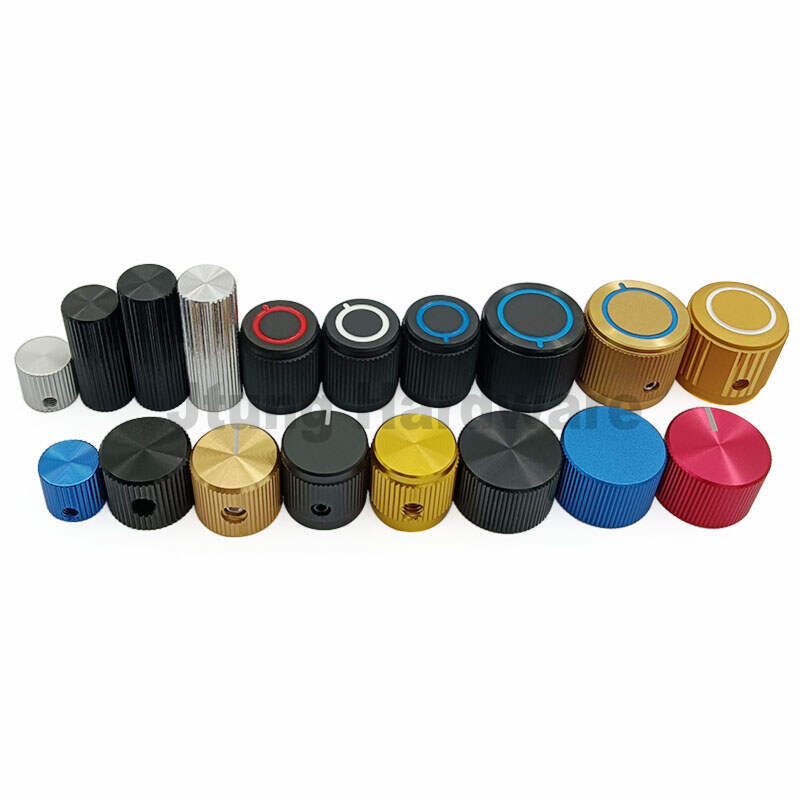 Uxcell 3Pcs 16x14mm Aluminum Alloy Potentiomete Otay Knob