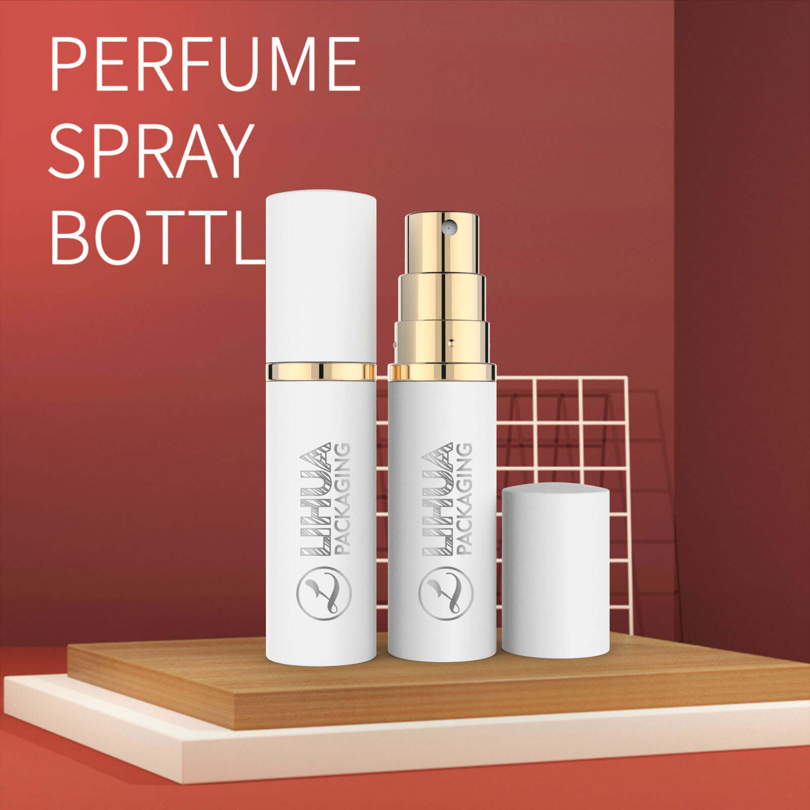 empty glass perfume bottles wholesale Refillable travel pocket mini aluminum glass spray atomizer perfume bottle 10ml | PW-002A