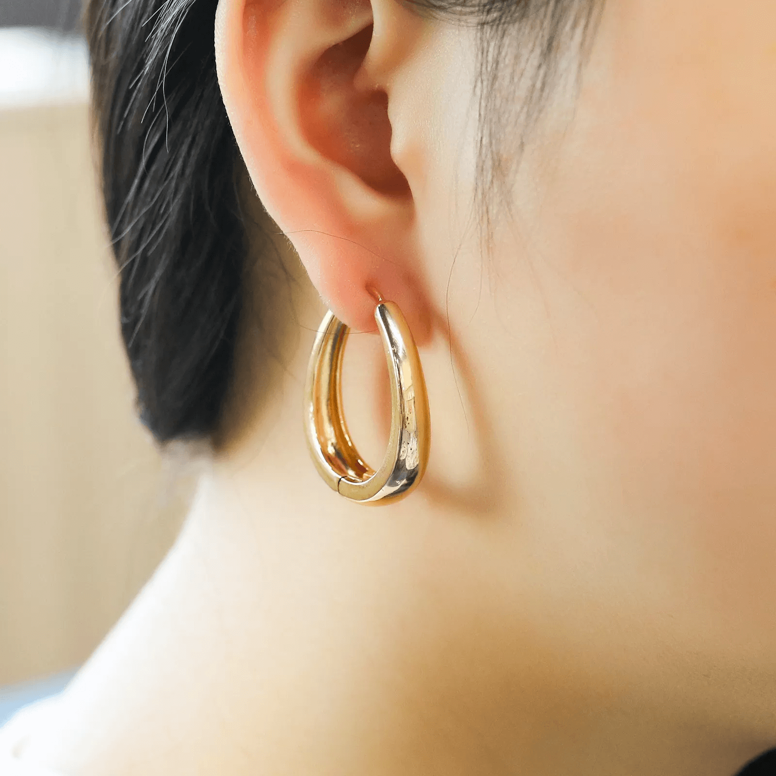ear cuff hoop earrings,hoop initial earrings,fine gold hoop earrings,gem hoop earrings,8mm silver hoop earrings