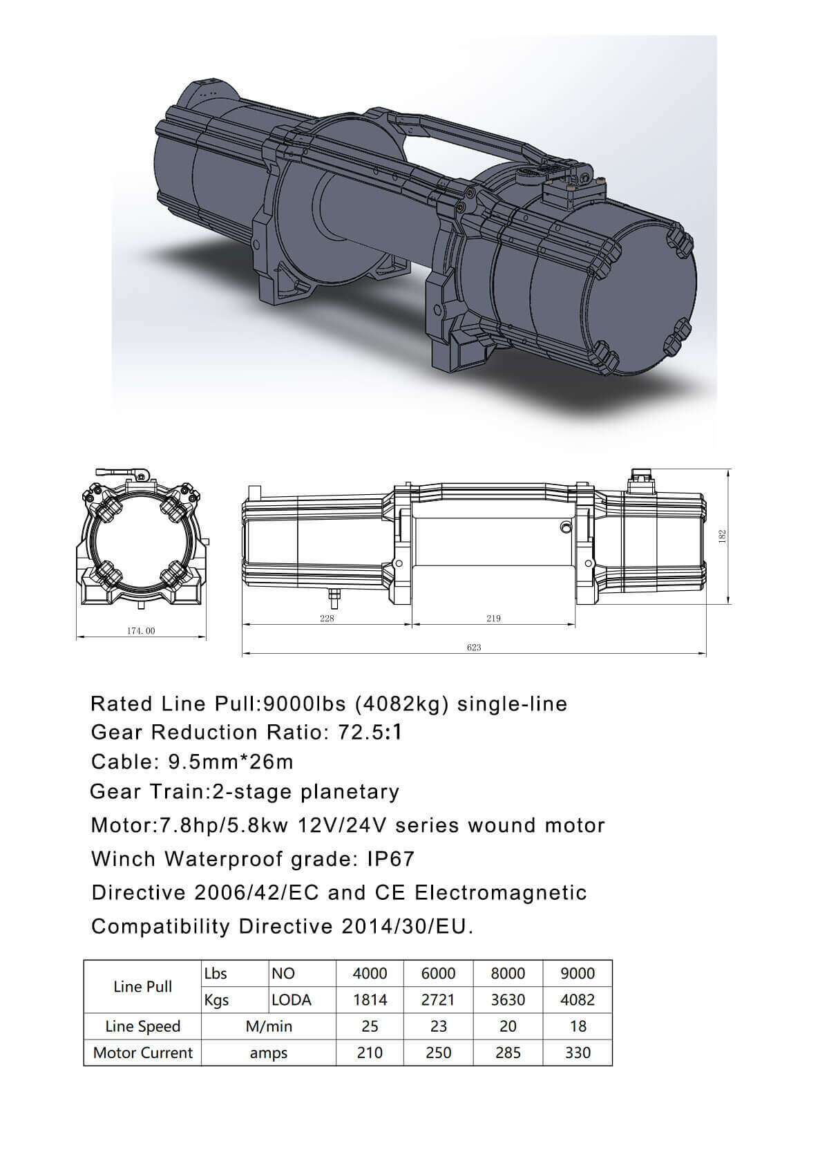 electric winch 15000 lb Manufacturer,4wd electric winch,truck crane electric winch,traveller electric winch,6 ton electric winch