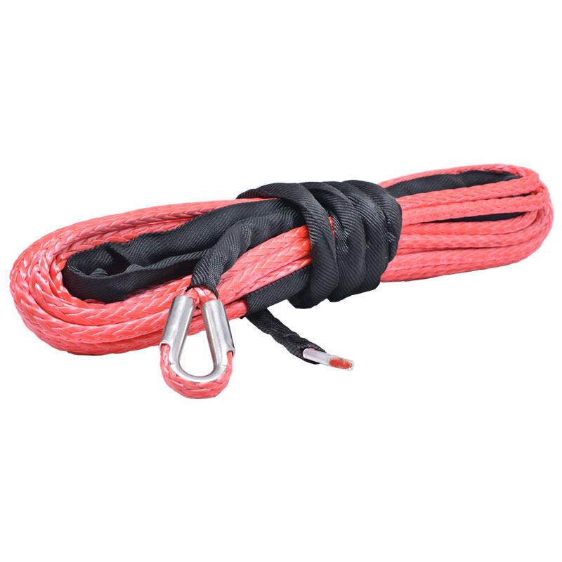  8mm*30m Red 4x4 SUV Off-Road Synthetic Winch Cable,Off