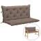 Home Cushion for Swing Chair Taupe 47.2" Fabric(US Including Shipping)
