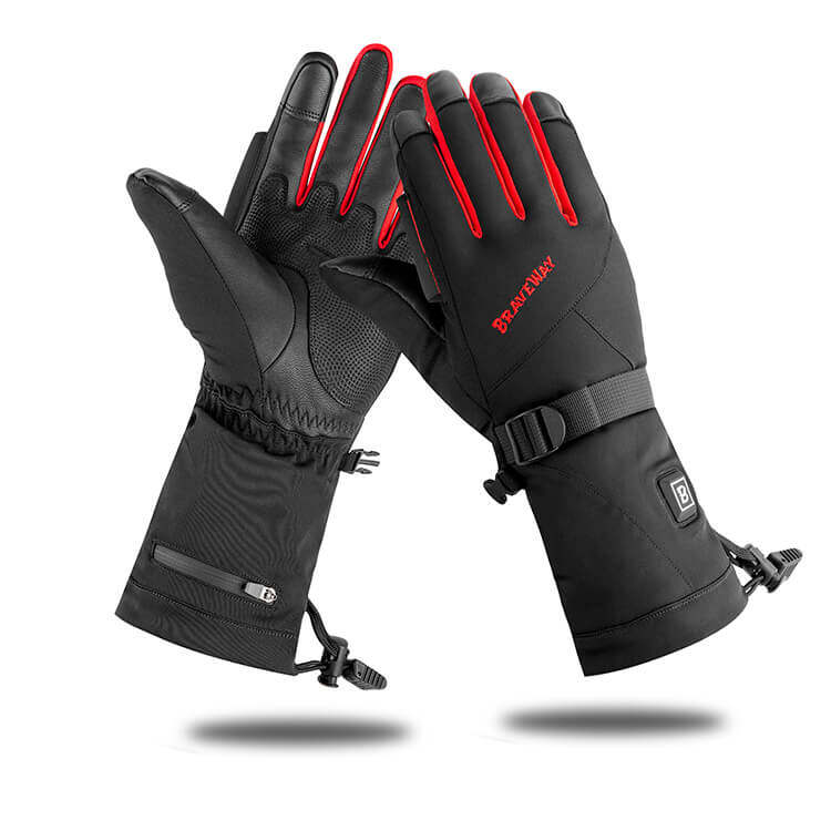 Electrically heated warm gloves
