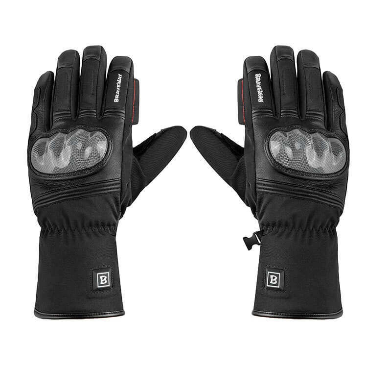 heated leather motorcycle gloves