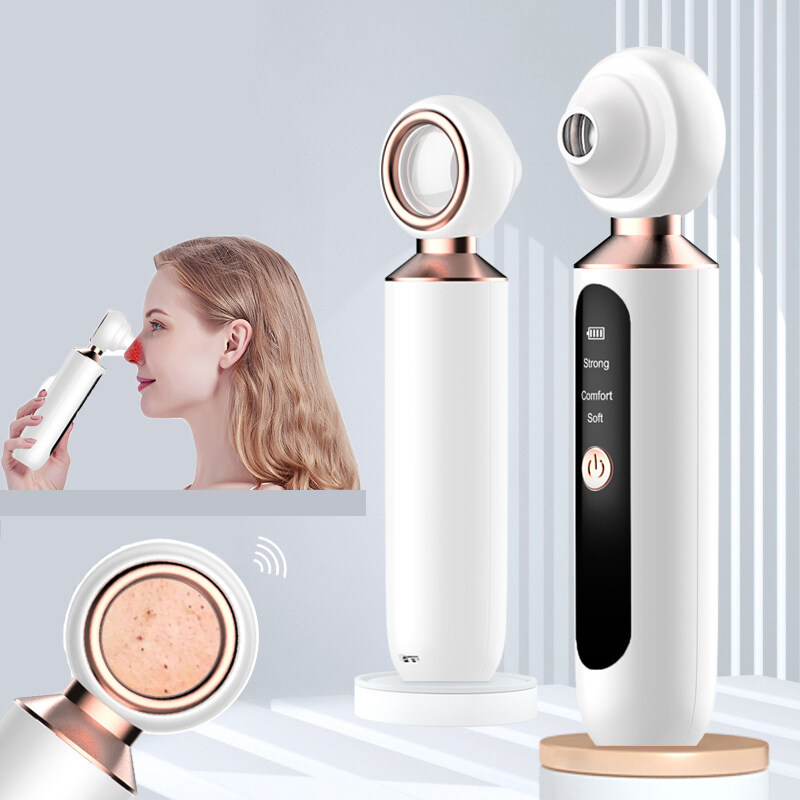 2022 Pore Cleaner Vacuum Visual Deep Cleansing Rechargeable Blackhead Remover Beauty Machine Suction