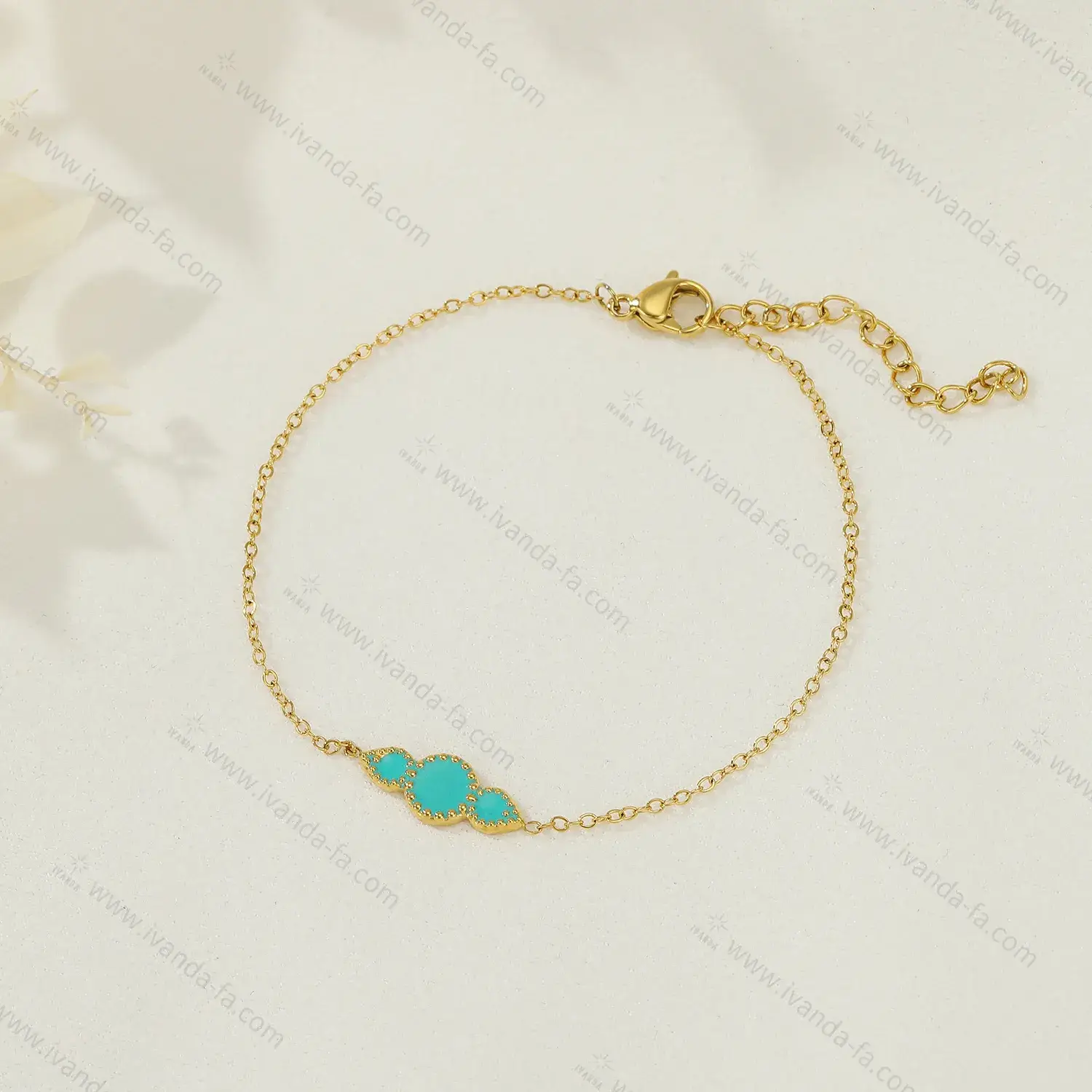 Splicing Round Stainless Steel Simple Fashion Necklace With Oil Drip