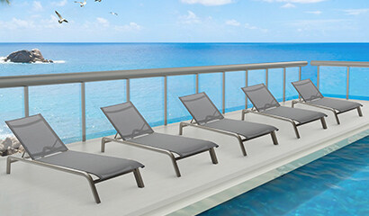 Do Outdoor Aluminum Sun Loungers Offer Comfort Outdoors?