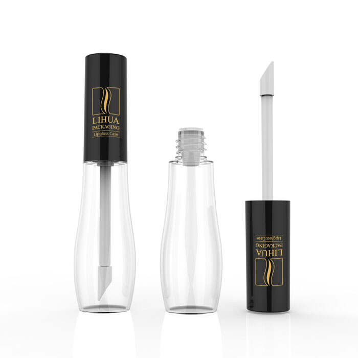 pretty lip gloss containers Luxury Cosmetics Packaging Lipgloss tube (Square Shape) | LGS-011A