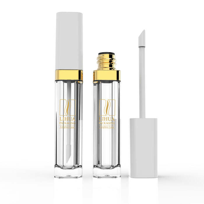 best lip gloss containers Luxury Cosmetics Packaging Lipgloss tube (Square Shape) | LGS-012A