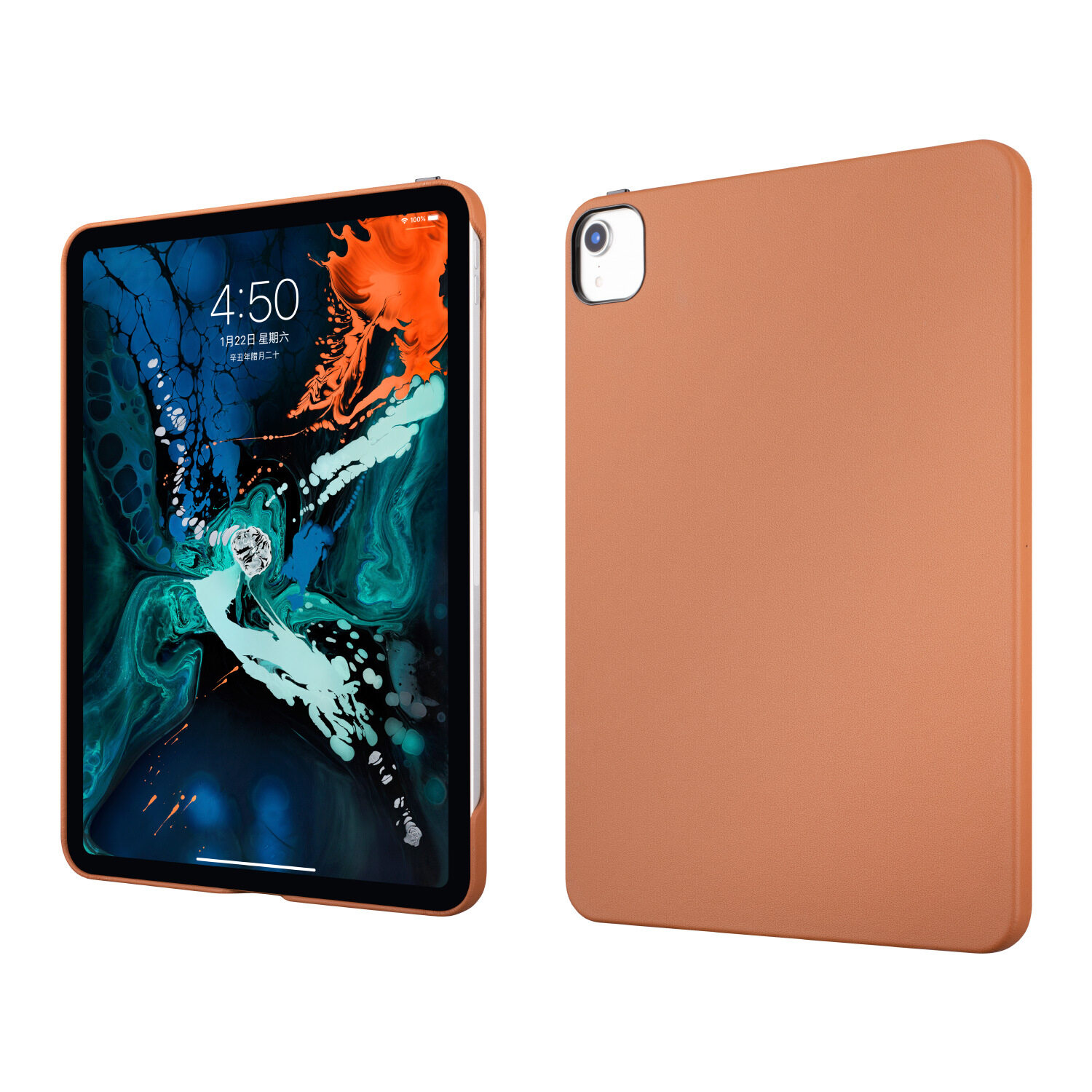 Funda de cuero para tableta para iPad, funda de cuero genuino para iPad Air, funda para iPad Pro de 11 pulgadas