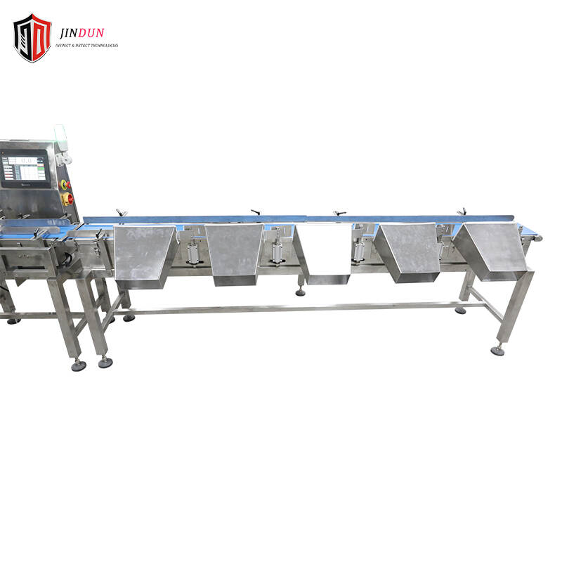 Checkweigher- Pesaje de clasificación de 5 grados