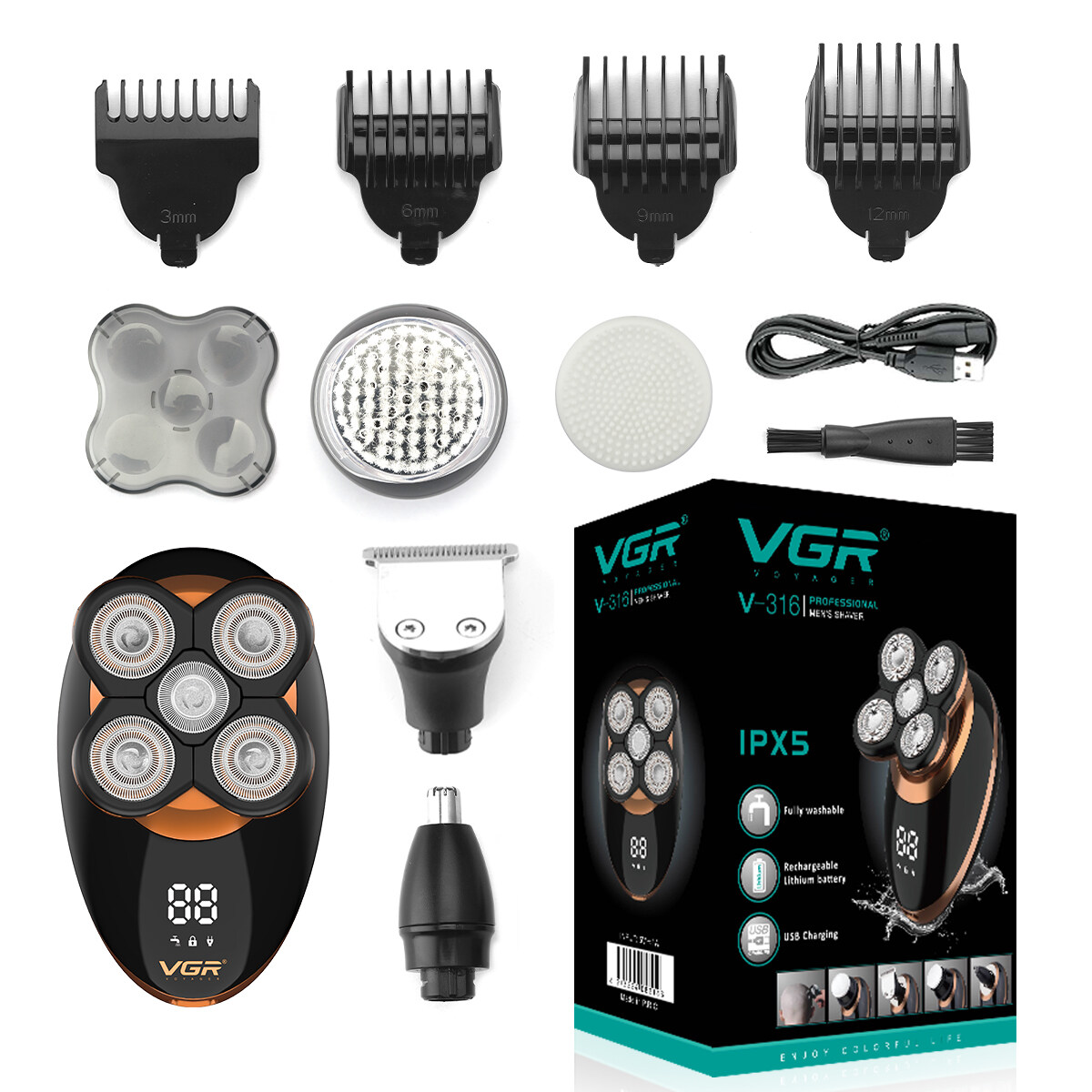 Wholesale 3 Head Electric Shaver,Custom Usb Travel Shaver,Wholesale Cordless Shaver Trimmer