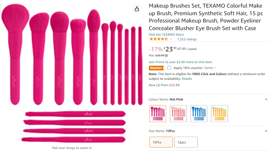 Beauty 5PCS Makeup Cosmetic Brushes Kit Set Foundation Concealers Eye ...