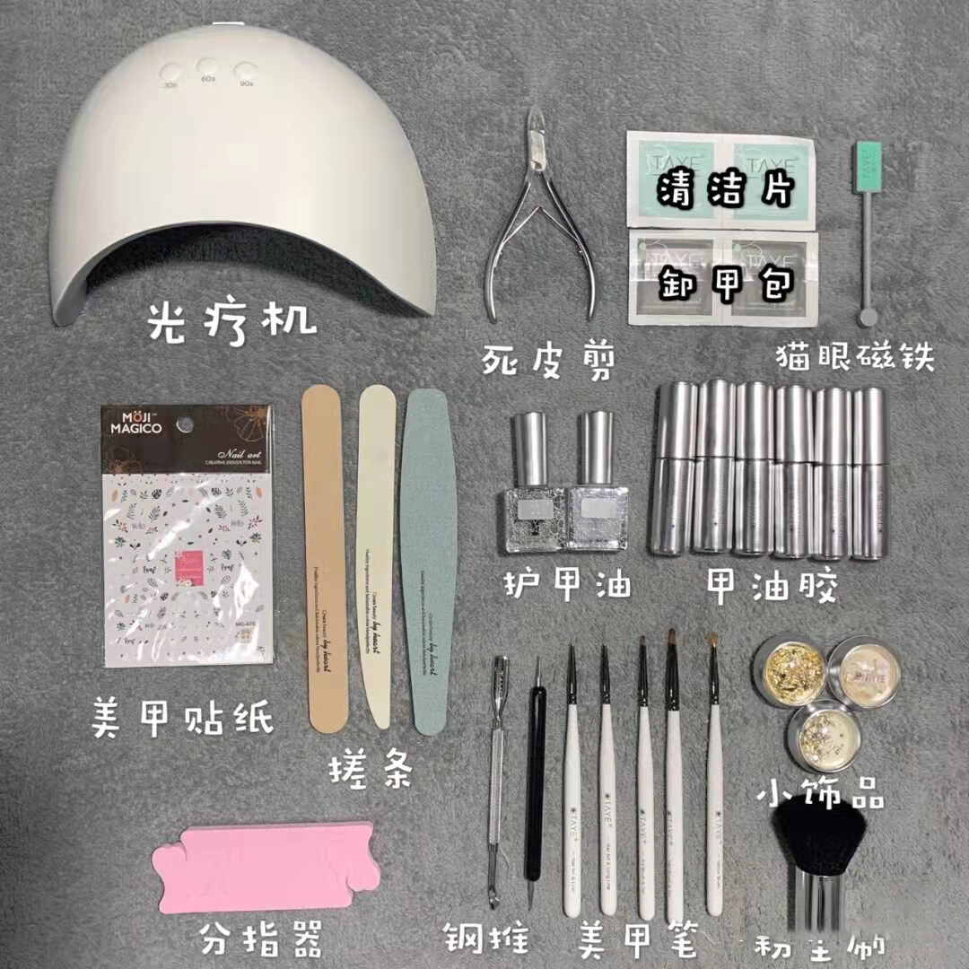 Nail art steps and tools introduction